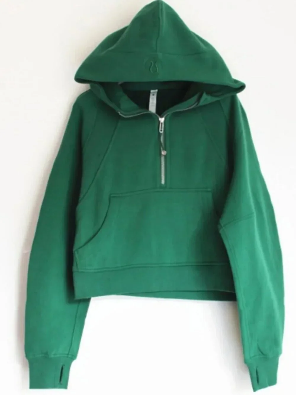 Lululemon Scuba Oversized Half Zip Hoodie Kelly Green KLLG